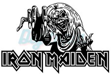 IRON MAIDEN ROCK BAND Vinyl Sticker Van Car Bike Motorbike Dif Sizes&Colours
