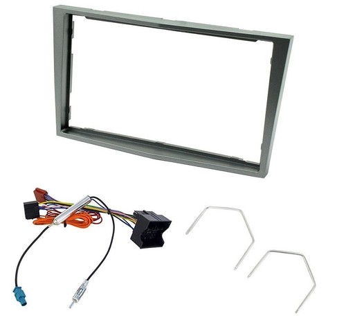 Double din dark - double, silver