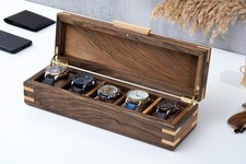 Walnut Watch Box, Handmade