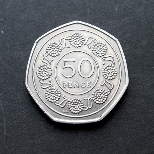 1988 gibraltar 50p candytuft - 50p,