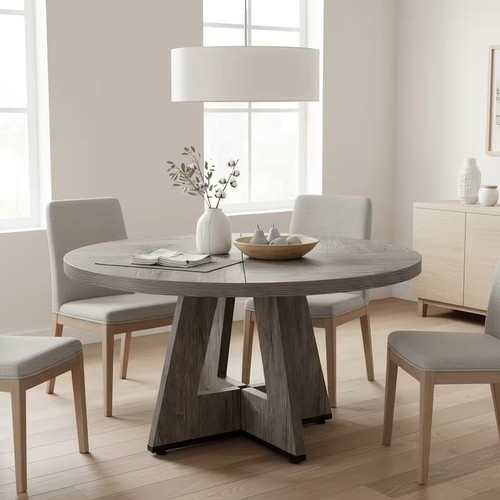 Round dining table retro - table,