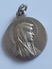 Vintage Religious Medal Virgin