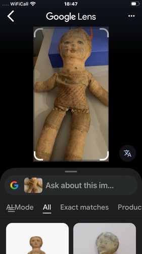 Antique cloth doll - antique,