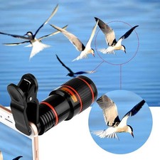 Zoom Mobile Phone Clip-On Retractable Telescope Camera Lens For  Galaxy S3 S4 S5