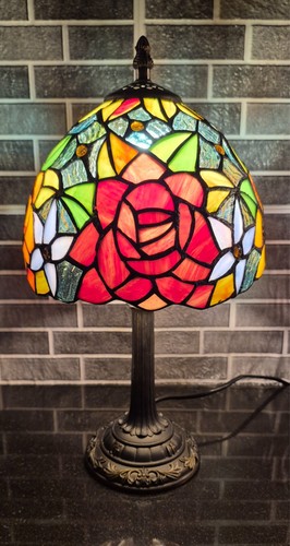 New tiffany glass lamp english - tiffany, lamp-english