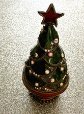 Enameled Christmas Tree Box