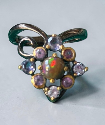 Black opal multi - multi, gemstone