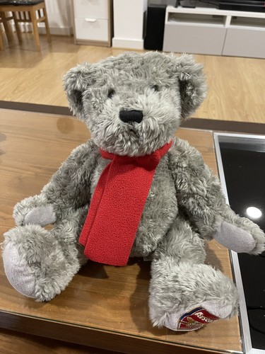 Arsenal grey teddy bear - arsenal,