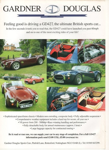 Gardner douglas gt427 - gt427, car