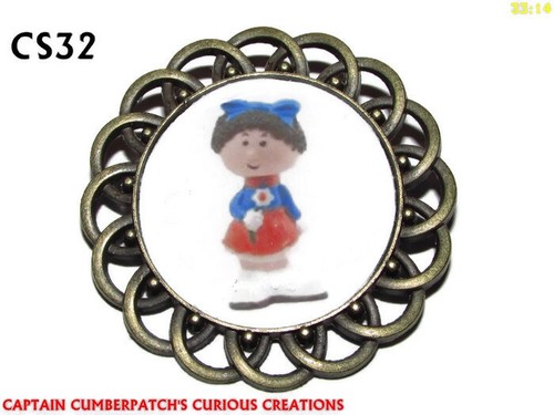 Steampunk brooch badge pin - brooch,