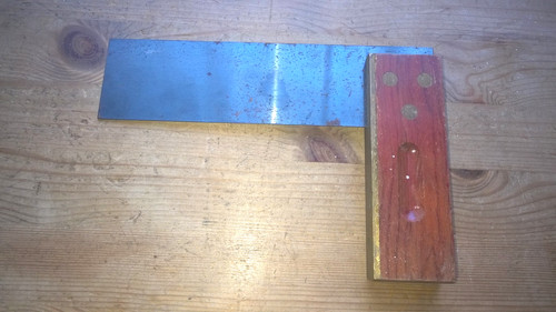Brass set square - brass,