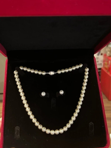 Freshwater pearl jewelry set - pearl,