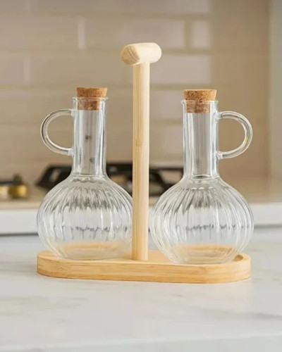Vinegar and oil bottle - vinegar,