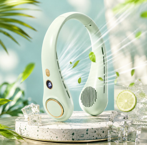 Portable bladeless neck fan - portable,