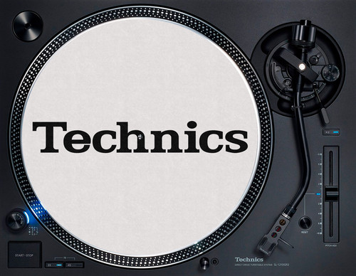 Technics black white logo - black, on