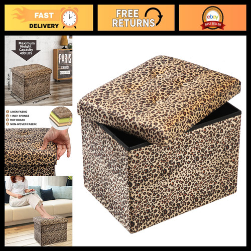 Foldable storage ottoman - foldable,