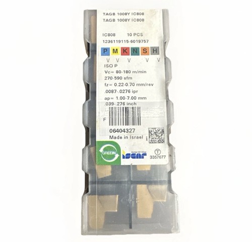 Iscar tagb 1008y ic808 - iscar,