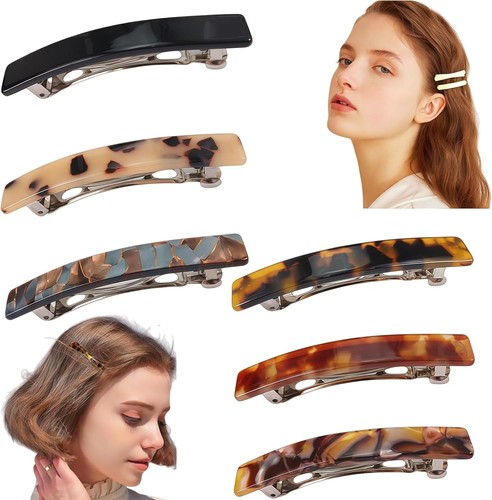 6pcs french barrette - french, hair