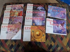 Astrological Ephemeris 10 booklets Astrology from Mind Body Spirit magazine