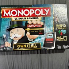 Monopoly Ultimate Banking Electronic Board Game Hasbro 2015 100% Complete