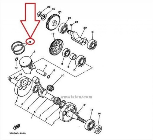 Yamaha dt125re dt125r 3fw - yamaha, dt125r-3