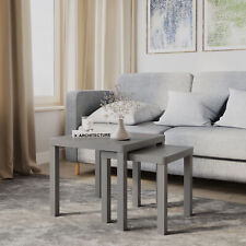 Set of 2 Square Wooden Nesting