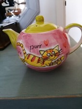 Whittards Of Chelsea Small Teapot Purr. Cats. To Use Or Collection