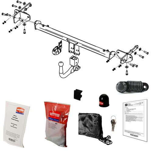 Witter towbar for jeep - witter,