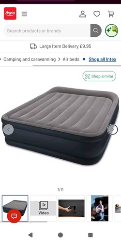 Intex double air bed mattress - intex,