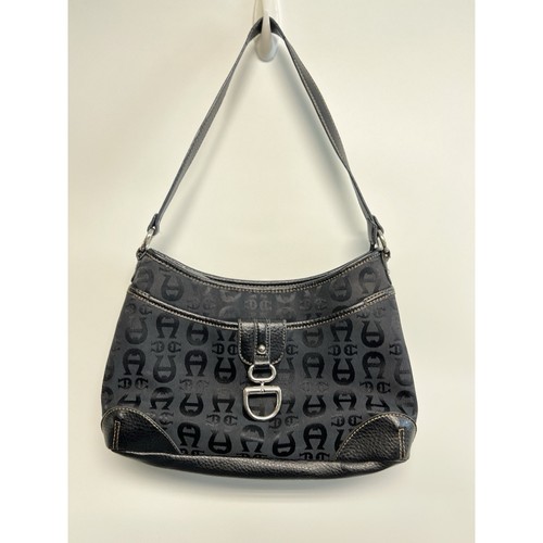 Aigner black logo canvas - aigner,