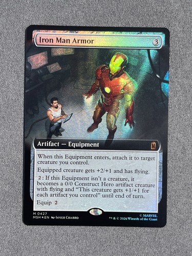 Iron man armor foil extended - iron,
