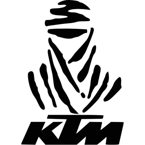 Ktm dakar vinyl decal die - ktm,