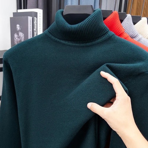 Men knitted turtleneck - men's,