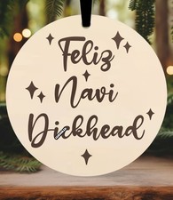 Rude Christmas Bauble Funny