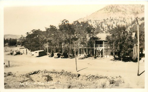 Rppc postcard cars camping - postcard,