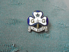 SCARCE OLD CADET RANGER GIRL GUIDES GUIDE ENAMEL PIN BADGE - COLLINS LONDON