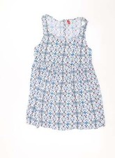 Divided by H&M Womens Blue Viscose Blend Tank Dress Size 12