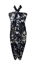 Ladies Butterfly Sarong Scarf Dress Wrap Cover Up Beachwear Poolwear Swimwear