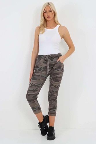 Ladies camo side pockets - camo,