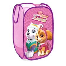 PAW PATROL Pop Up Hamper Laundry Basket Bag Bin Storage Car Toy Organizer Kids