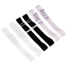 6 Pairs Transparent Bra Straps