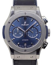 Hublot Mens Classic Fusion Chronograph 541.NX.7170.LR 42mm Titanium Full Set