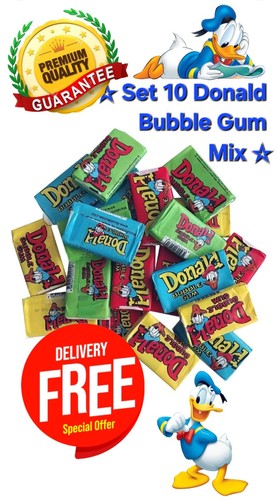 Set donald bubble gum mix - gum,
