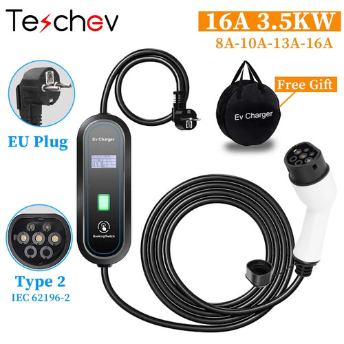 Portable charger type 2 - ev,