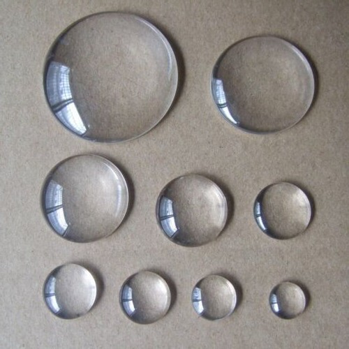 Round clear glass - 10,