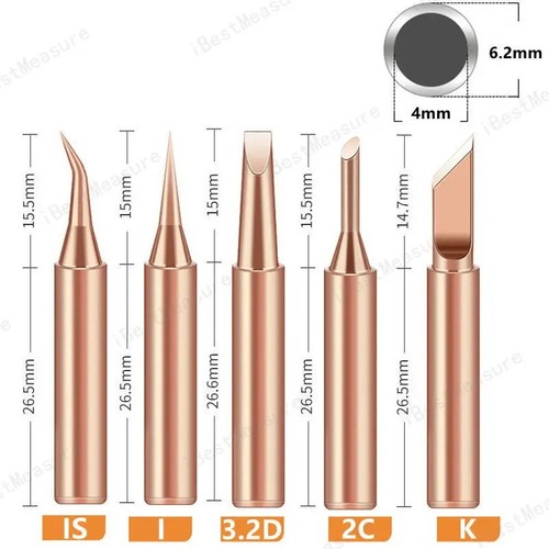 5pcs 900m soldering - 5pcs, tip