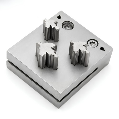 Maple leaf disc cutter - cutter, set