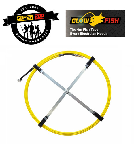 Super rod srgf4 glow fish - glow, 4m