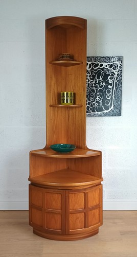 Nathan mid century teak corner - nathan,