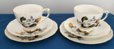 2 x Vintage Delphine Bone